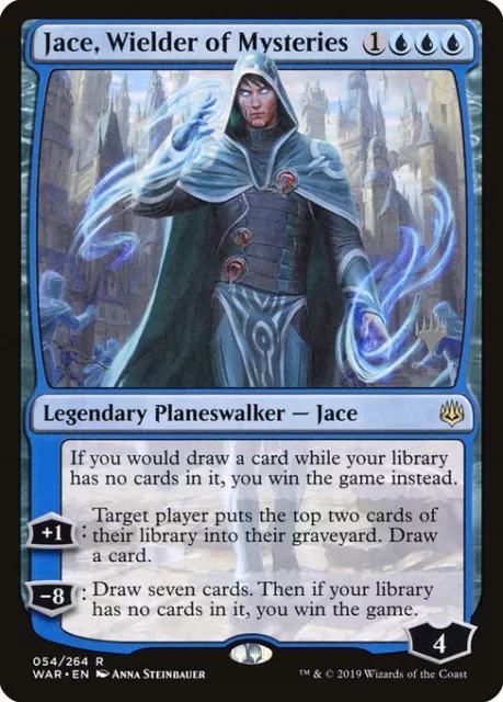 Mtg Jace, Wielder Of Mysteries Exc - Jace, Manipolatore Di Misteri - War Pp