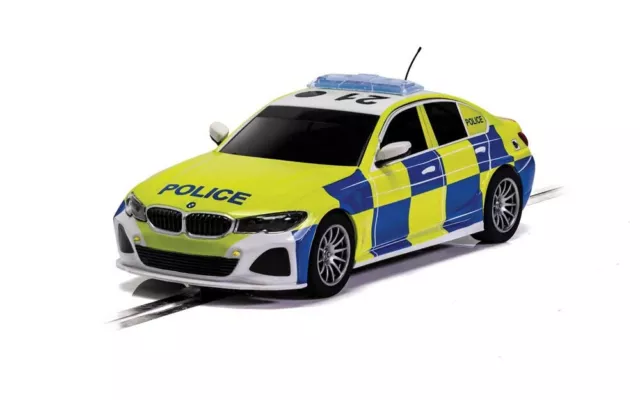 Scalextric Slot Car C4165 BMW 330i M-Sport - Police Car - No Case