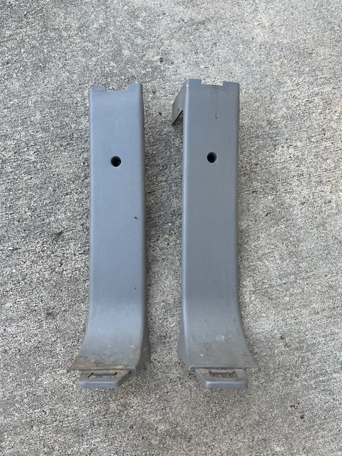 95-98  Chevy GMC  Rear Cargo Door Lower Corner Trim Gray Molding Suburban Tahoe 2
