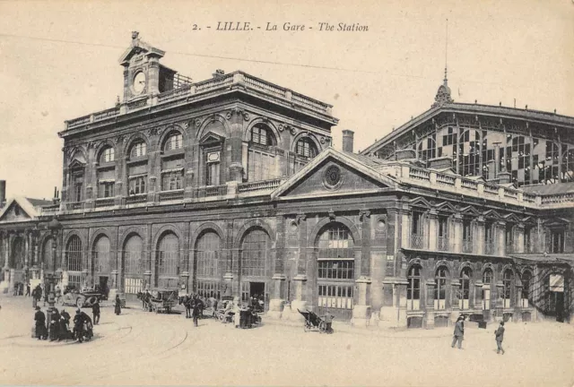 Cpa 59 Lille La Gare
