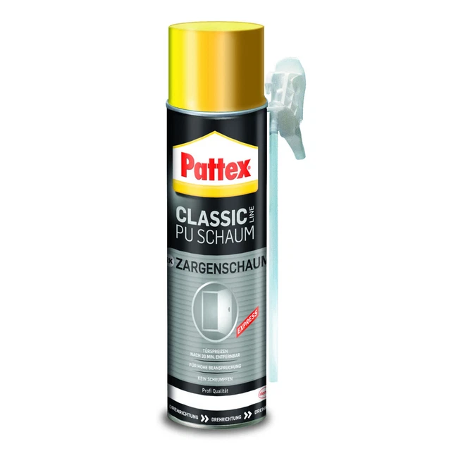 Espuma de PU Pattex Classic 2K espuma de marco Express alta tensión asa 400 ml