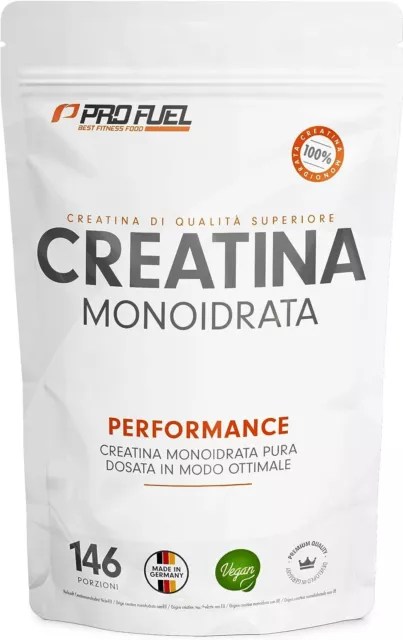 Creatina Monoidrata 500 gram Micronizzata ad Alto Dosaggio Pura in Polvere Senza