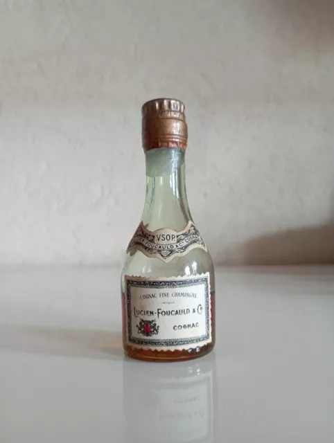 Very old mini bottle cognac Foucauld VSOP 3cl