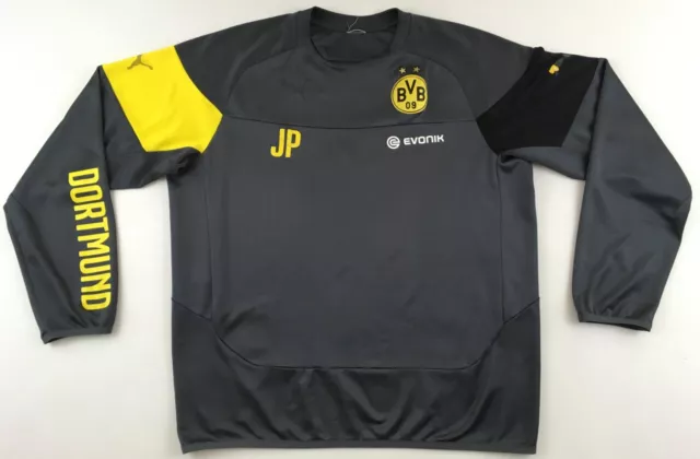 Borussia Dortmund “JP” matchworn issue training sweatshirt Spielertrikot Puma