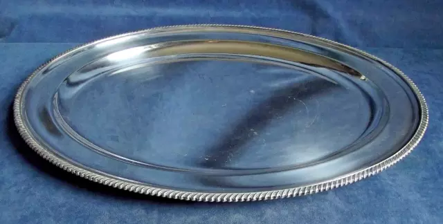 SUPERB 18" ~ SILVER Plated ~ PLATTER / TRAY ~ c1930 by Mappin & Webb