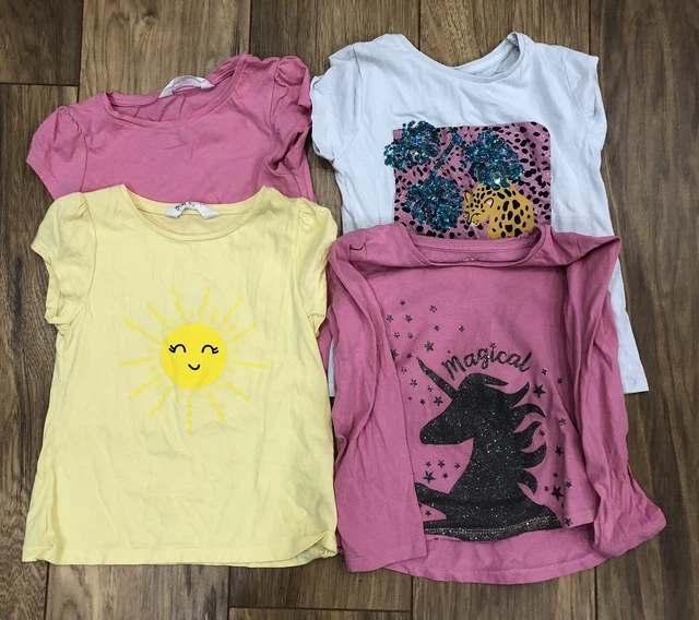 Bundle Of 4 Girls Tops Age 6-7 Years