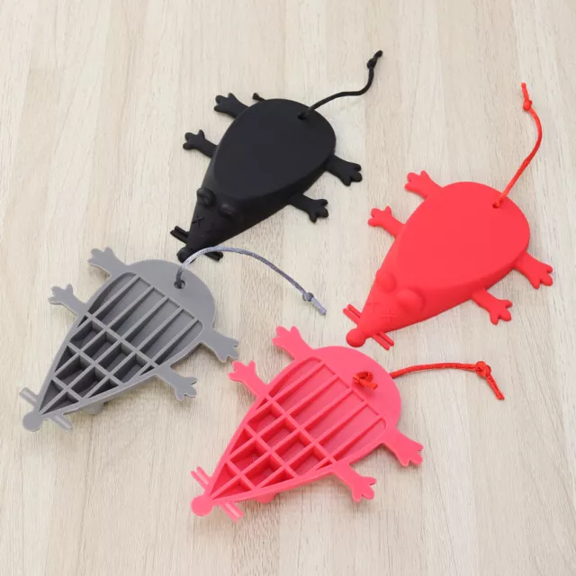 4PC Mouse Door Stopper Baby Safety Products Cartoon Children Windproof Silicones