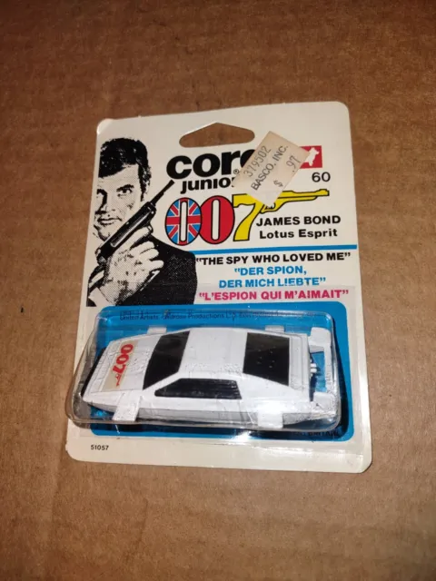 1976 Corgi Junior James Bond Lotus Esprit Car Mip