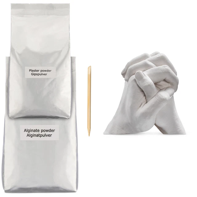 Kit Moulage 3D pour Empreintes Mains Pieds Bébé - Souvenir Naissance Baptême