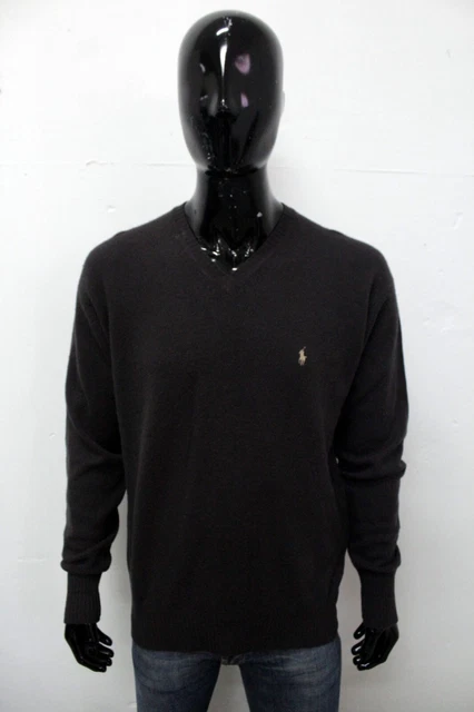 Maglione Polo Ralph Lauren Uomo Taglia L Maglioncino Sweater Pullover Pull Logo