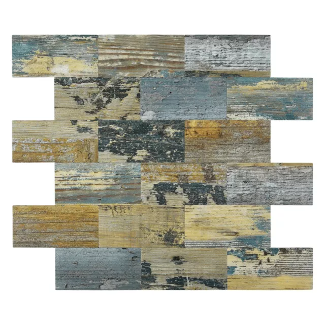 Art3d Peel and Stick PVC Panel Kitchen Backsplash Fireplace and Stair Decal