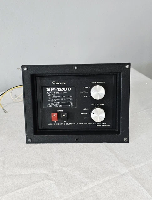 SANSUI SP-1200 Way Speaker Crossover Working Made in Japan
