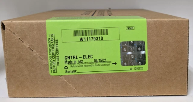 thumbnail image 2 of Whirlpool Range Control Board W10841330 With Black Overlay – Like New, Tested 2 of 6