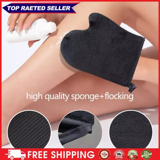 Self-Tanning Mitt, Double-Sided Velvet Lotion Reusable Applicator Glove ♞