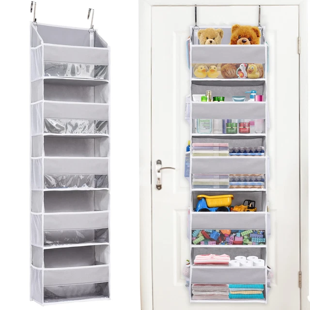 ULG Over Door Organizer 5 Tier 44lb Hanging Storage Organizer  for Bedroom Shoes