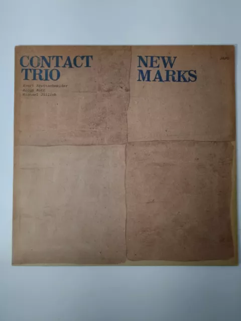 Contact Trio ‎– New Marks - 1978 GERMANY - vinyle lp 33t