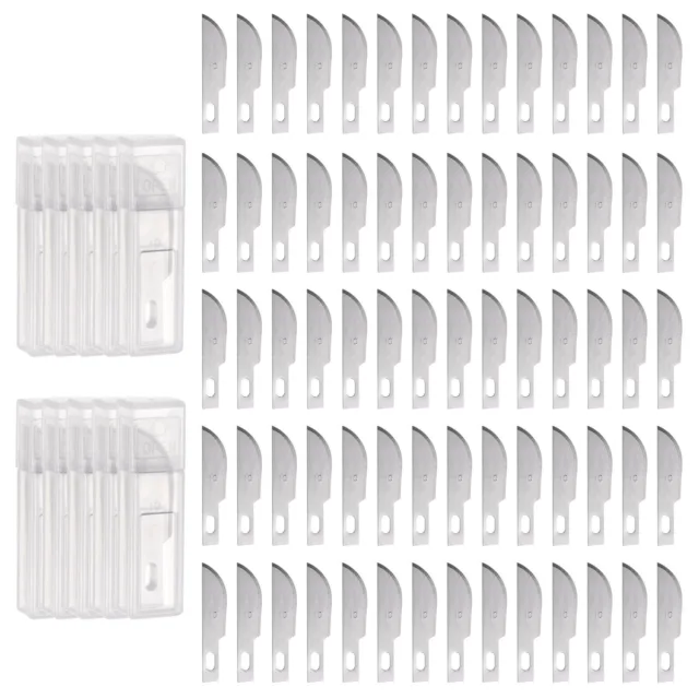 100pcs Exacto Knife Blades #3 Hobby Knife Replacement Blades Refills