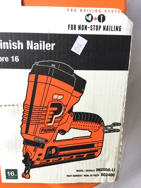 NEW PASLODE CORDLESS FINISH NAILER MODEL - IM250A-Li