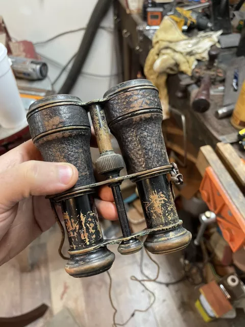antique early 1900s french binoculars