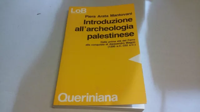 Introduzione all'archeologia palestinese, Queriniana, 24d22