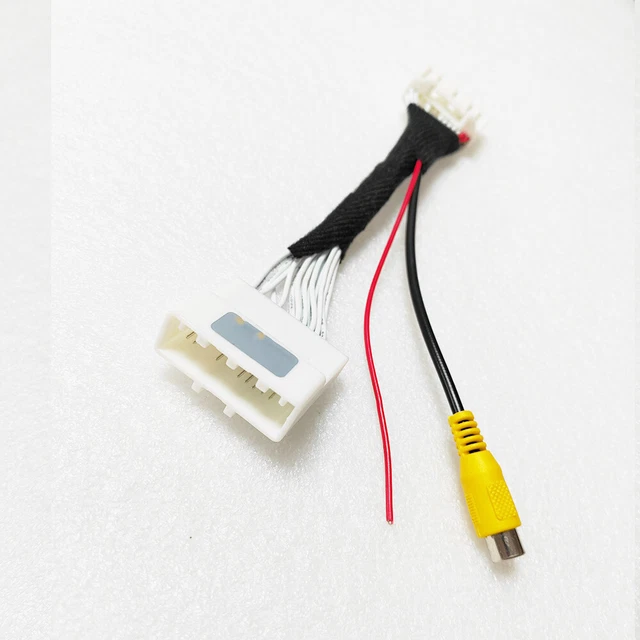 Rear View Back up Camera Video Input Cable for Mazda CX-5 2015~19  RCA Adapter
