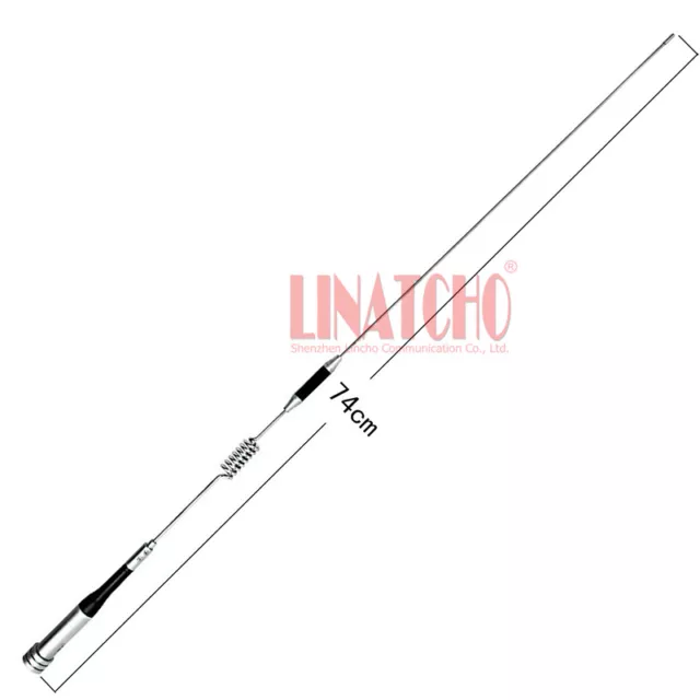 SG-507 VHF UHF 144/430MHz Dual-band High Gain Mobile Radio Whip Antenna PL259