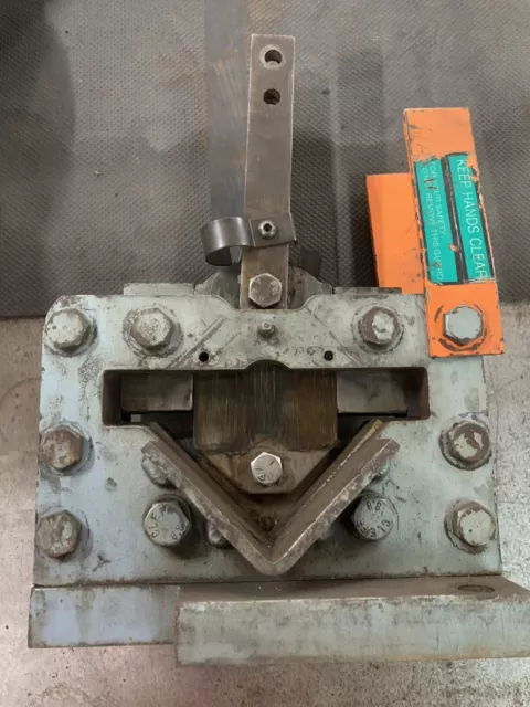 3" Capacity Angle Iron Shear Tool For Scotchman Ironworker Came Off 40 Ton Unit