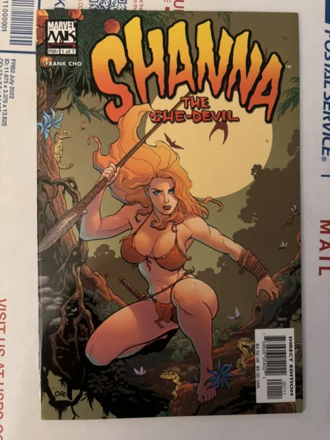 Shanna The She-Devil #s 1-7 (2005) Full Series by Frank Cho Knights Marvel NM