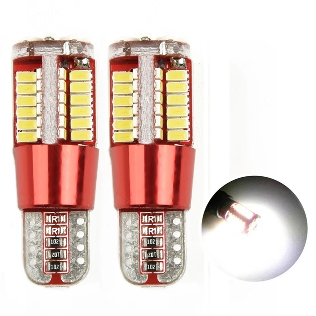Ampoules LED 501 T10 W5W - Haute Qualité - Plusieurs Couleurs - Canbus