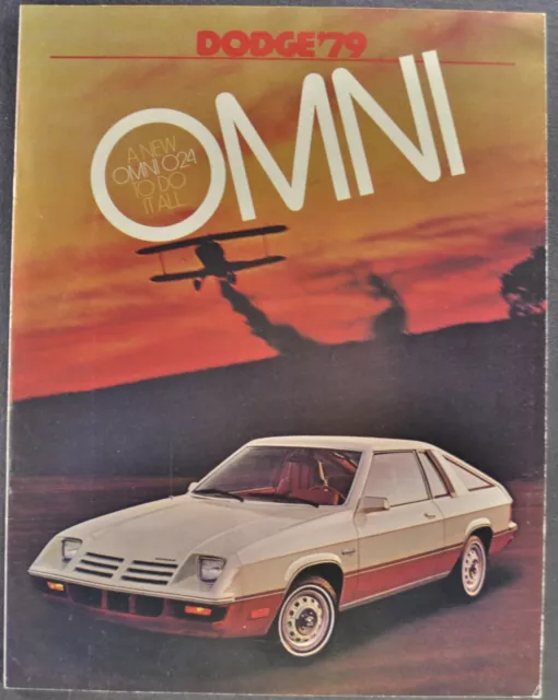 1979 Dodge Omni 024 Catalog Brochure 2+2 Hatchback Mitsubishi Excellent Original