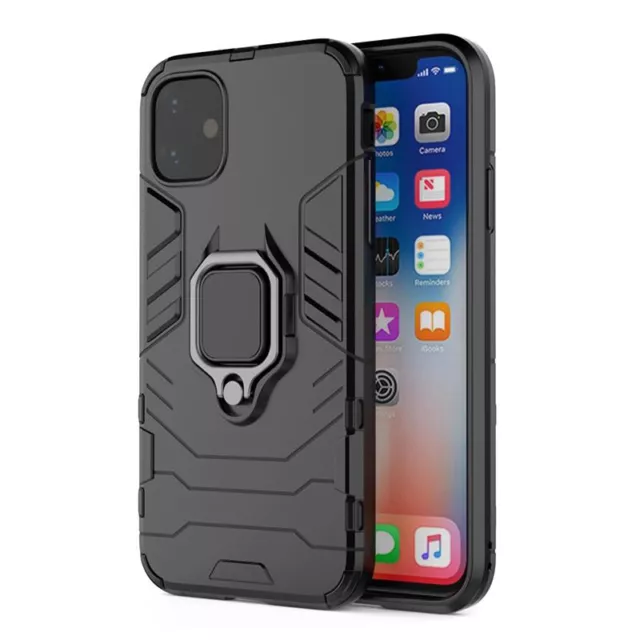 Coque Etui Housse Anti-choc Magnétique Ring Armor Case cover pour iPhone 11 Pro