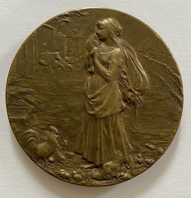 Médaille en bronze exposition internationale Bruxelles 1897 - Collection