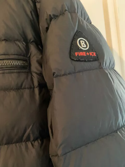 Bogner Fire + Ice Ultra leichte Daunenjacke Winterjacke Gr. L Schwarz