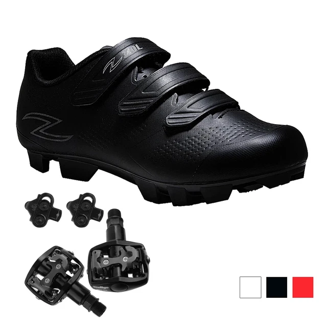 Chaussures VTT Et Cyclisme ZOL Predator – Homme – Noir/Rouge – Pointure 39