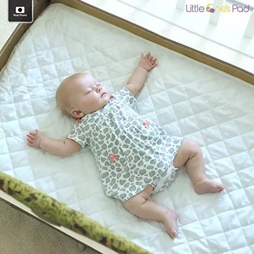 Protección de cama para tu bebé: protector impermeable para cuna y colchón para niños pequeños