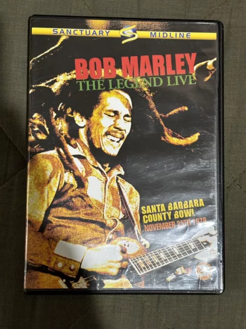 BOB MARLEY•The Legend Live Santa Barbara 1979•DVD•Region 4•EXCELLENT CONDITION