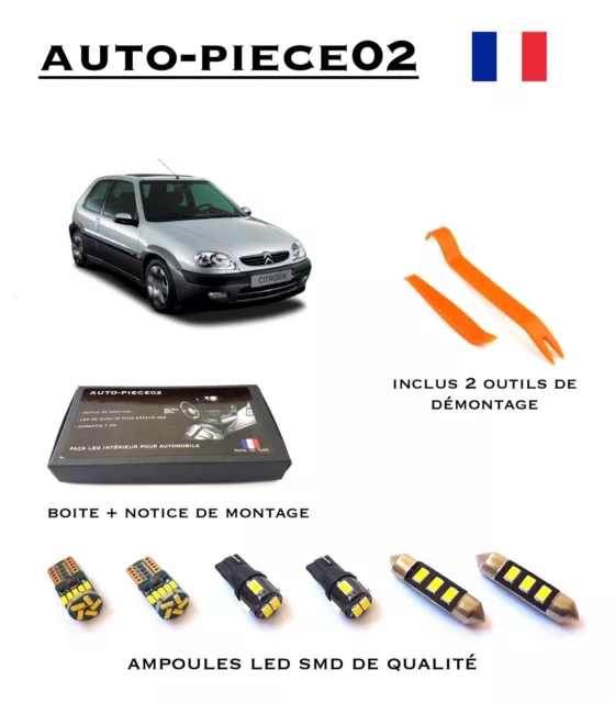 Pack FULL LED intérieur pour Citroen Saxo