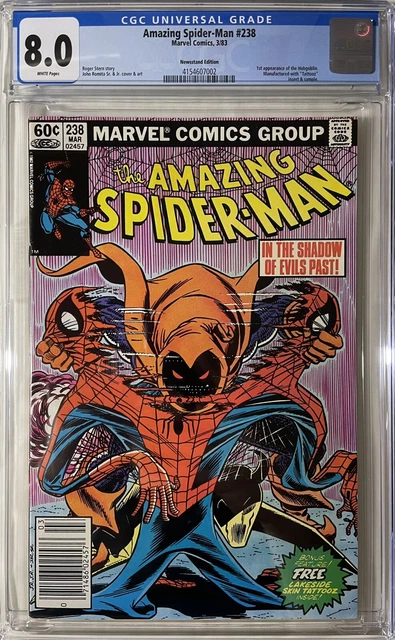 Amazing Spider-Man #238 CGC 8.0 First Hobgoblin with Tattooz insert Newsstand