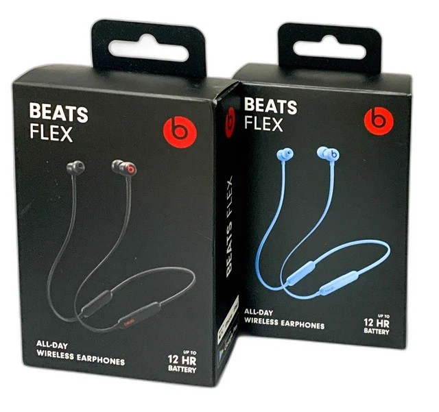 NEW BEATS BY Dr. Dre Flex AllDay Wireless Bluetooth Earphones Black