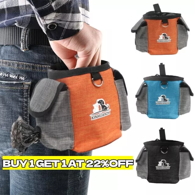 Pet Dog Treat Bag Puppy Feed Bait Food Snack Pouch Belt Bags Obedience Training