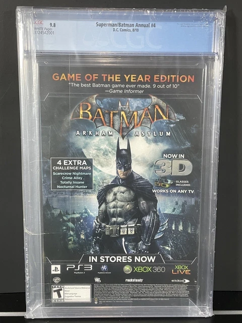 SUPERMAN BATMAN ANNUAL #4 CGC 9.8  1st Batman Beyond In DCU DC 2010 3