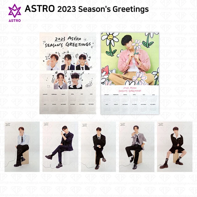 ASTRO / CHA EUNWOO 2023 Season's Greetings Folded poster Set KPOP KPOP