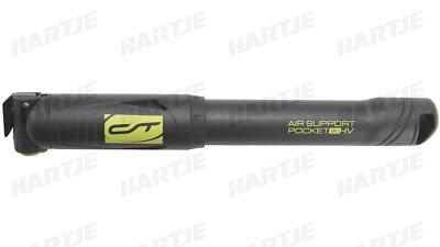 CONTEC MINI POMPA airsupport Pocket 210mm Nero/Rosso 7 bar tutte le valvole BIKE NUOVO 
