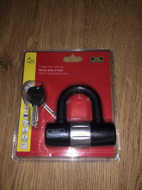 Burg Wachter SCHWERLAST U-LOCK 1480 HB 100 60 ** NEU + VERSIEGELT **