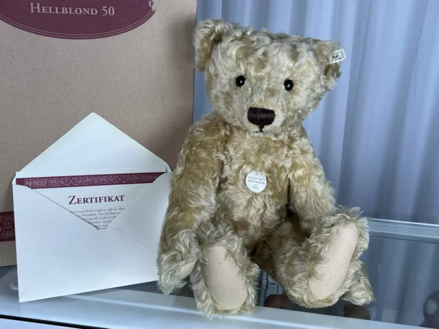 Steiff Tier 404320 Teddy 1905 Hellblond 50 cm. Top Zustand