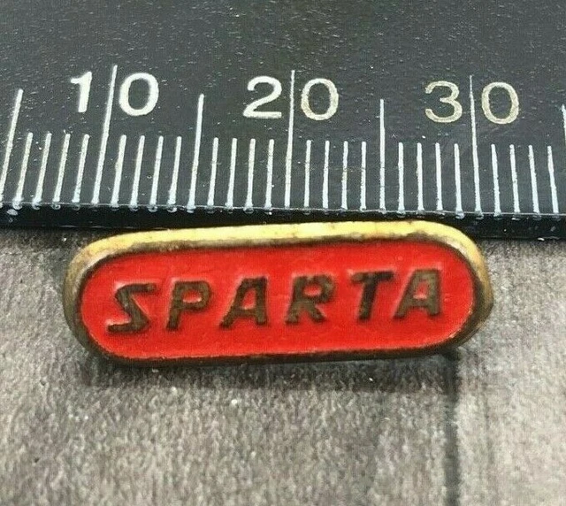 Badge Sparta Cycles Cycling Push Bike Authentic Vintage 1960/70 Enamel Pin Rare