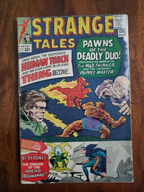 Strange Tales #126 (Marvel, 1964) 1st App of Dormammu and Clea 