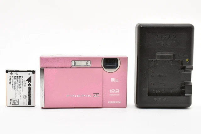 FUJIFILM FINEPIX Z250FD Pink Digital Camera Power on Tested from