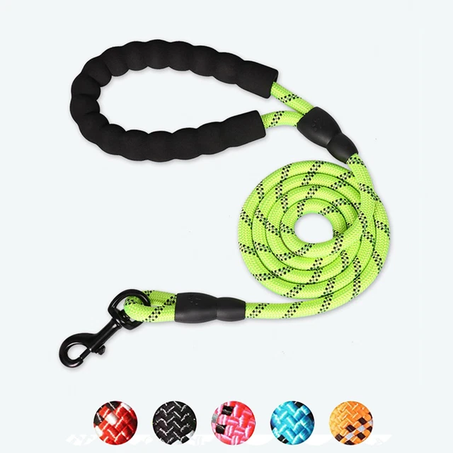 Looxmeer® Hundeleine Reflektierende Führleine Mittlere Hunde Bunt 6 Farben, 2m
