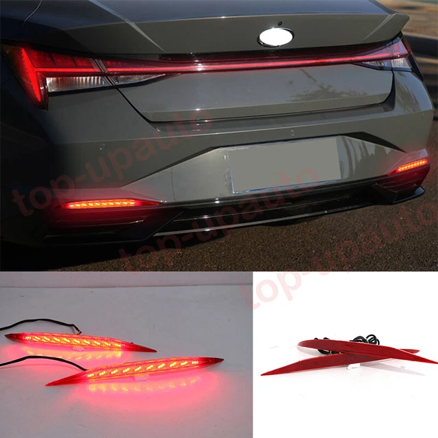 FOR HYUNDAI ELANTRA 2021 2022 LED Rear Bumper Brake Tail Light Signal